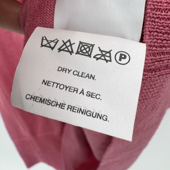 J Crew Sweater Womens XS Pink Merino Wool Knit Pullover 3/4 Sleeve Preppy NEW - Picture 7 of 9